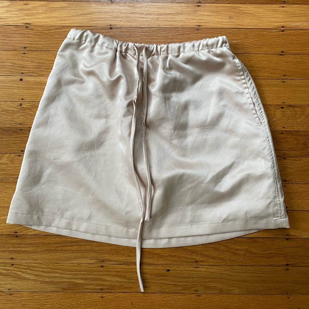 Urban Outfitters Cream Mini Skirt